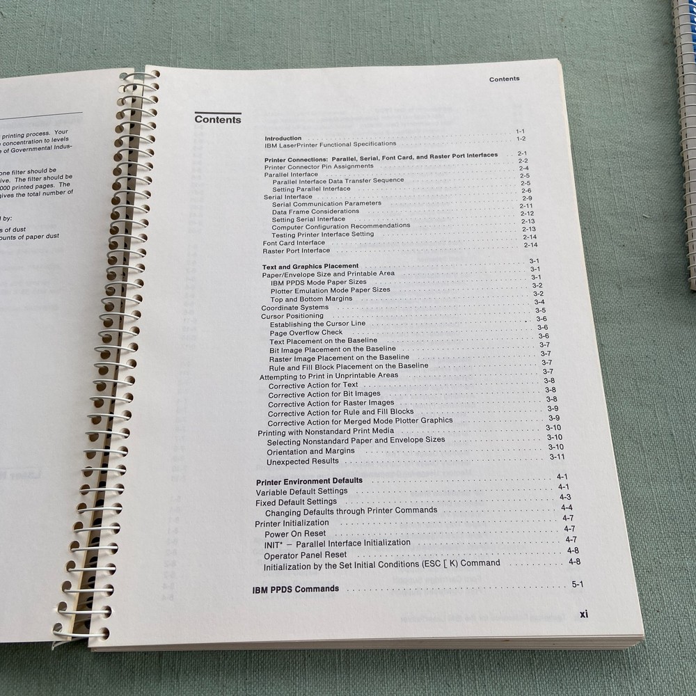 IBM Book Laser Printer Technical Reference 4226 4019 Users Guide Manual 1989 90