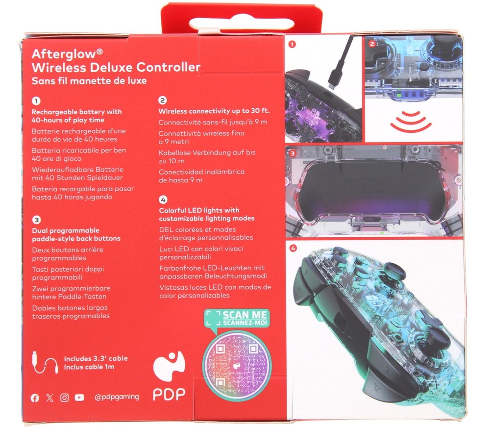 Nintendo Switch Afterglow Wireless Deluxe Controller