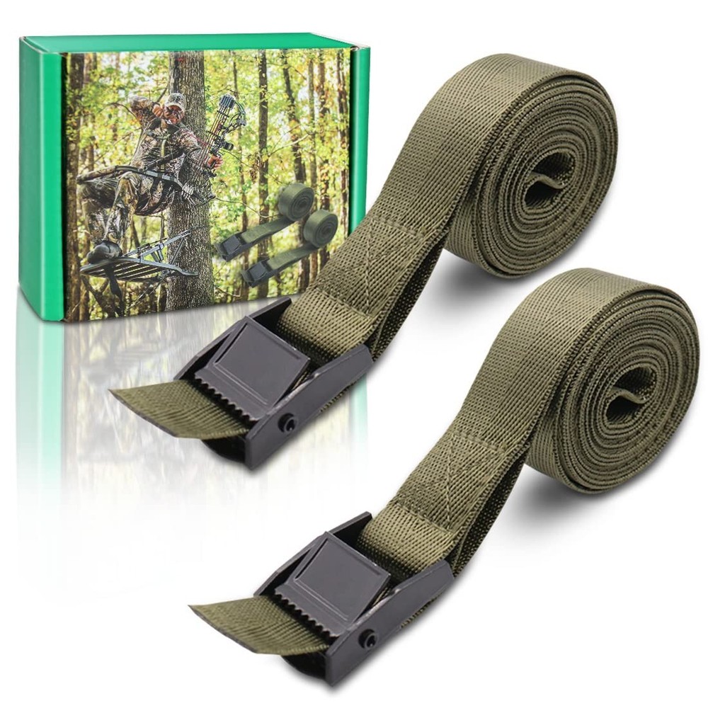 Boaton Tree Stand Stabilizer Straps, Accessories, Large, Green