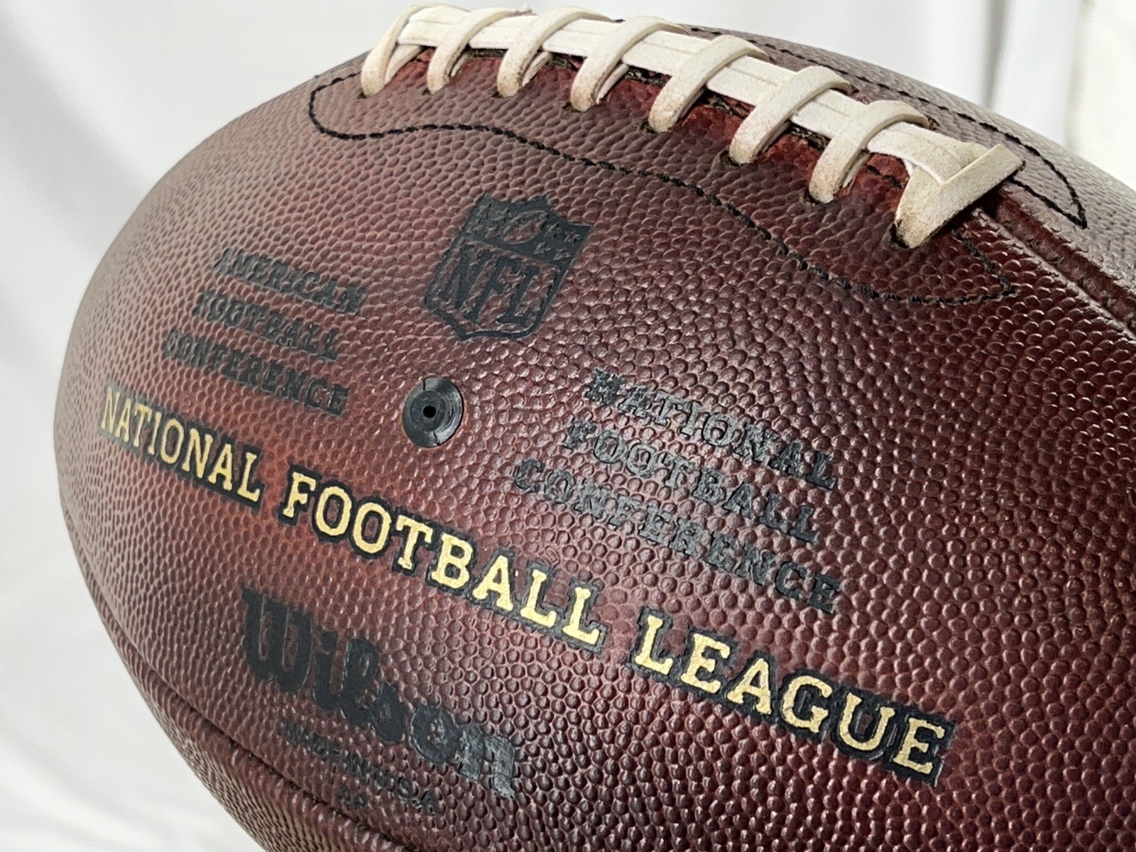 RAMS LOGO - NFL "The Duke" Wilson Football - Game Ball - Prepped & Conditioned