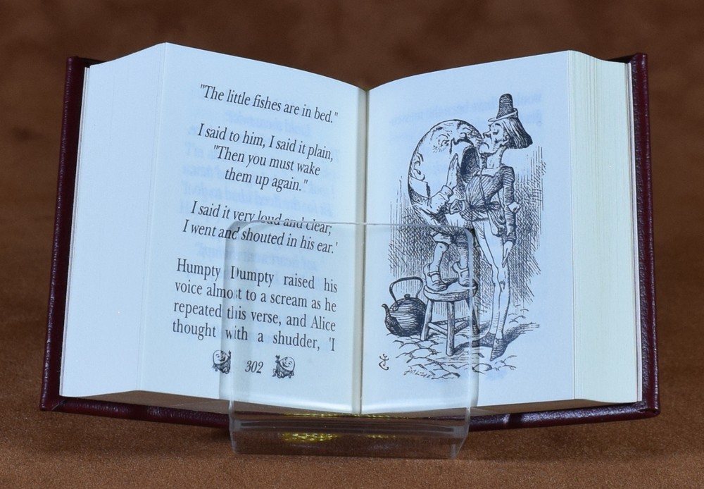 MINIATURE BOOK Lewis Carroll, Through the Looking-Glass
