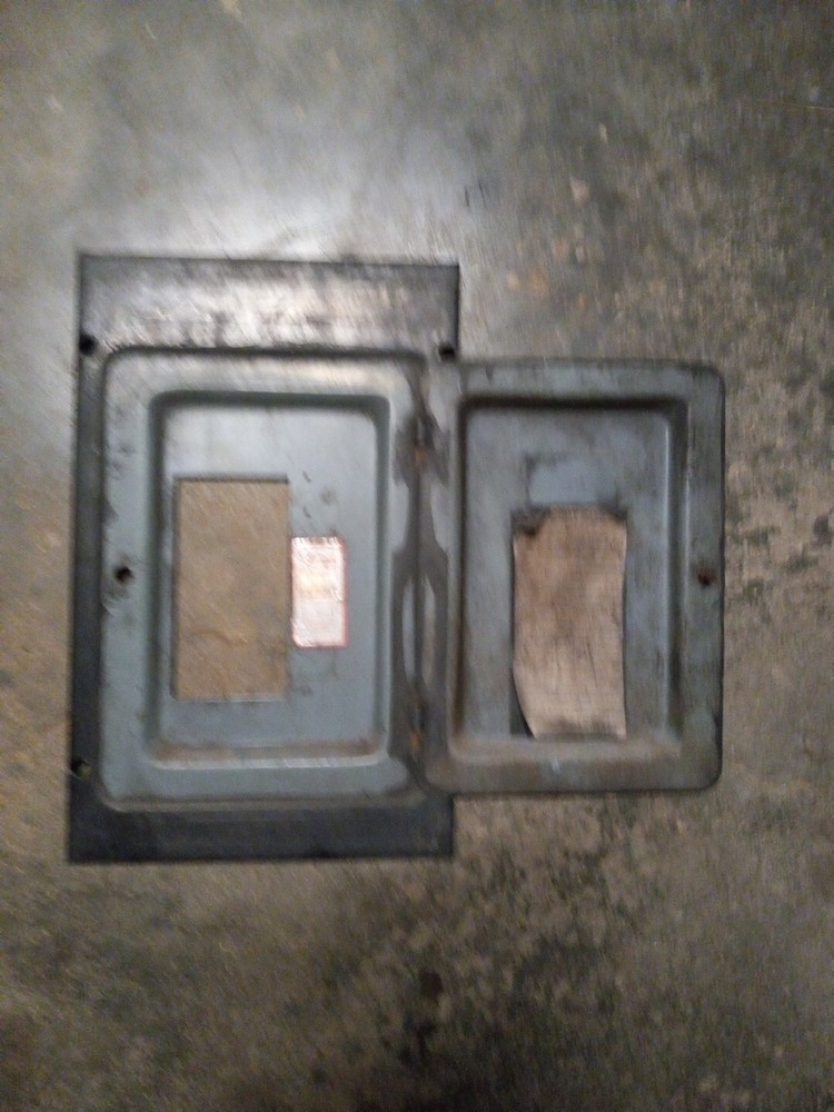 Zinsco Subpanel 100 Amp Or 60 Amp Panel Cover