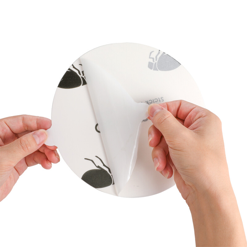 Lots Disposable Flea Trap Sticker Sticky Flea Bugs Trap Refill Flea Glue Discs