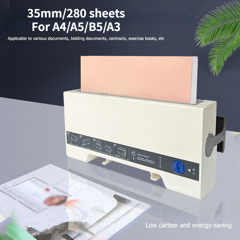Hot Melt Binding Machine Office Automatic Gluing Machine Small Gluing Machine