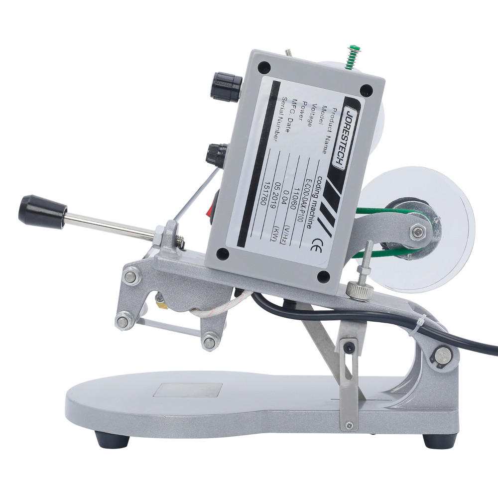 Semi Automatic Hot Foil Stamping Coding Digital Machine Batch Date Code Printer