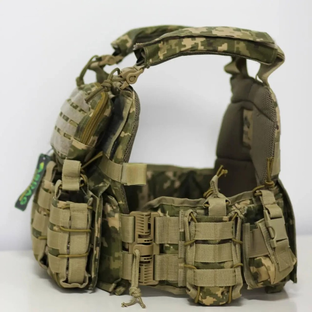 Plate carrier with quick release system (4 points) pixel Cordura Unloading 🇺🇦!