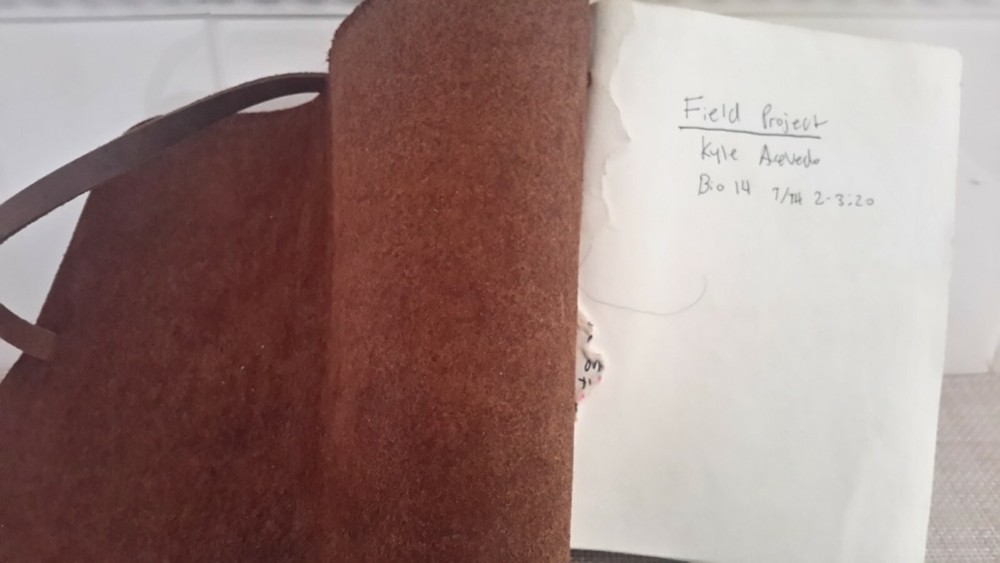 Leather Journal Writing Notebook Vintage Look Handmade Bound Notepad Pre-owned