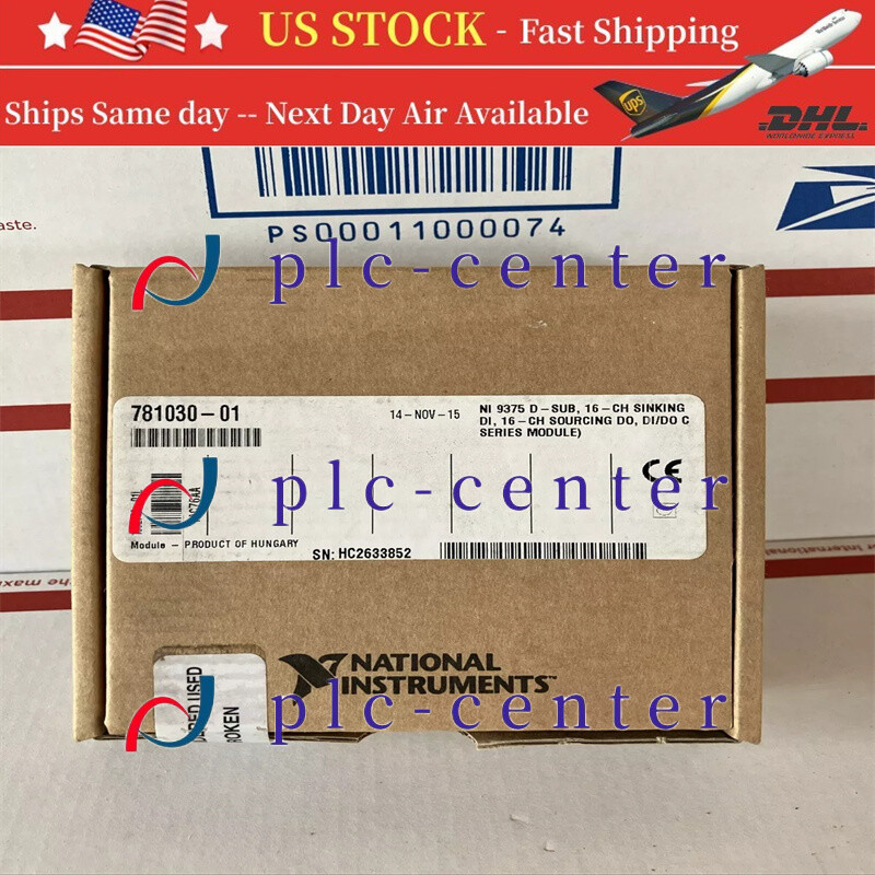 New In Box NATIONAL INSTRUMENTS NI-9375 Digital Input / Output Module
