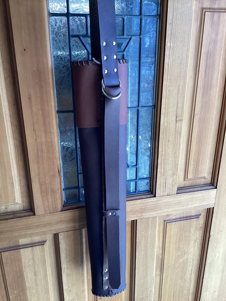 CUSTOM HANDMADE TRADITIONAL ARCHERY BACK QUIVER