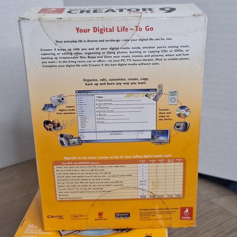 Roxio Easy Media Creator 9 Suite - New