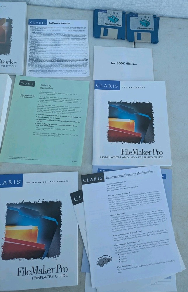 Claris File Maker Pro For Mac