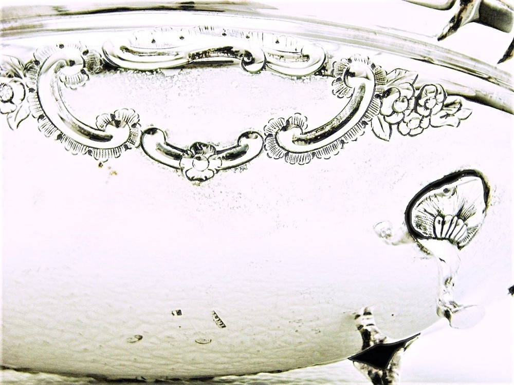 Danish Solid Silver Bowl Hallmarked J.S. Prahl dated1858, Robert Hinnerup