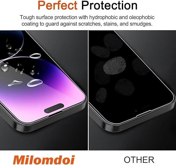 Apple iPhone 14 Pro Max 3 Pack Screen Tempered Glass Protector