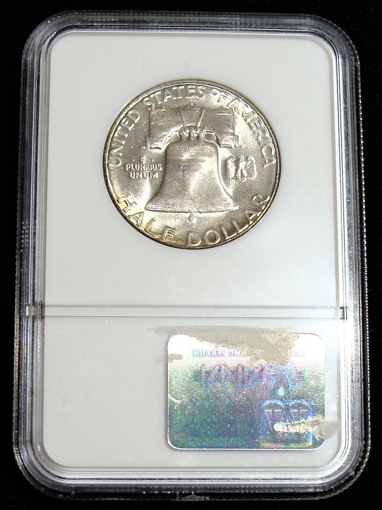 1953-S 50C Franklin Half Dollar MS66 NGC.