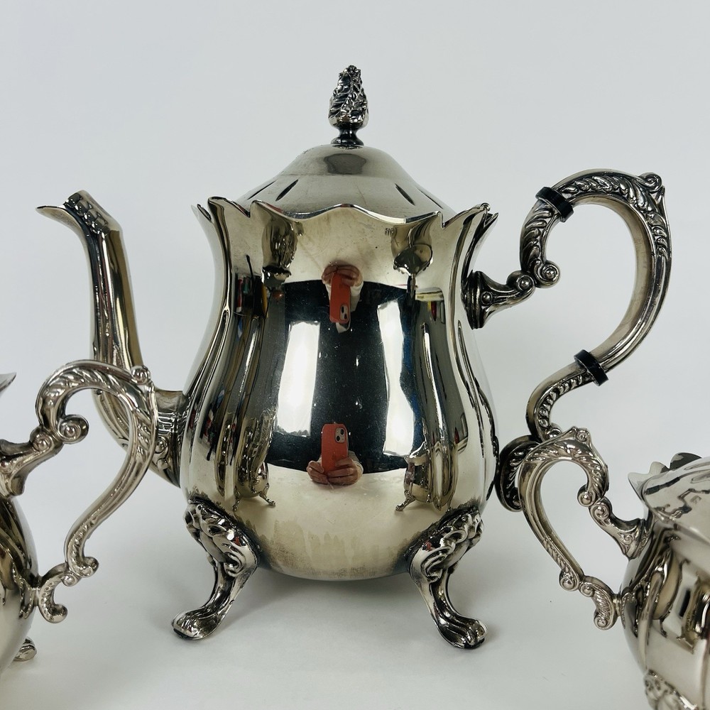 Vintage Mid Century Leonard Silver Plated Coffee/tea Set