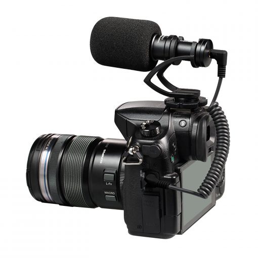 CoMica - Mini On-Camera Directional Shotgun Mic (Black)