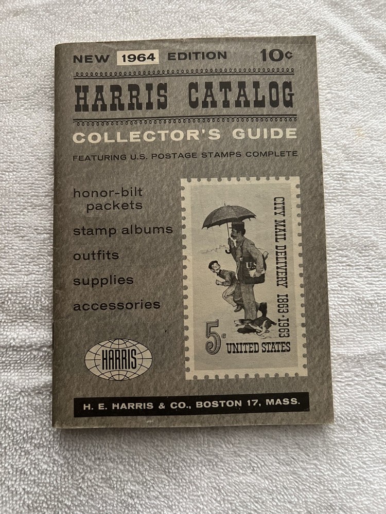 Harris Stamp Catalog 1964 Collectors Guide Stamp Pricing Guide
