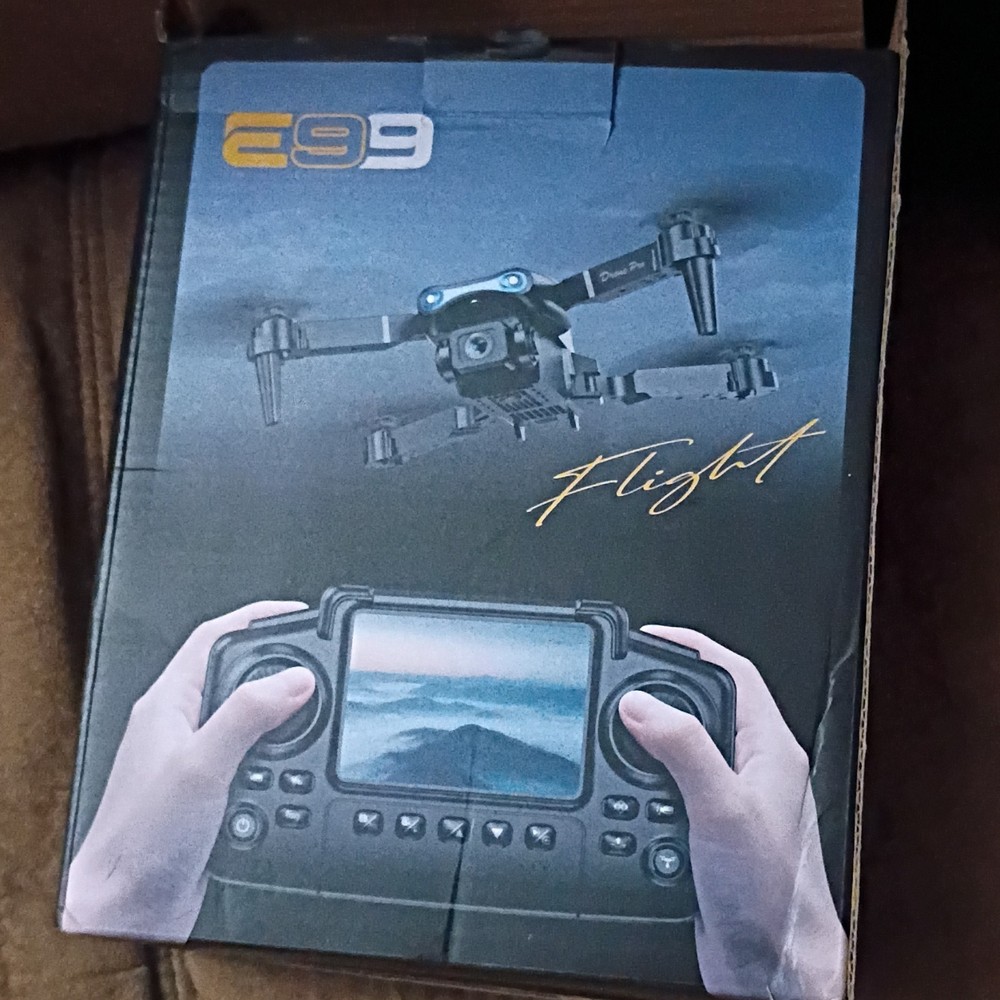 E Series E88/E99 Quadcopter Drone Dual Camera Screen Display RC Black