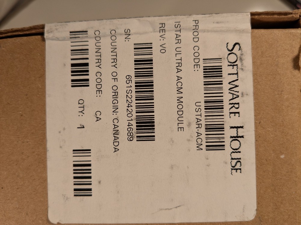 Software House Istar Ultra ACM Module USTAR-ACM New Reader Access Control