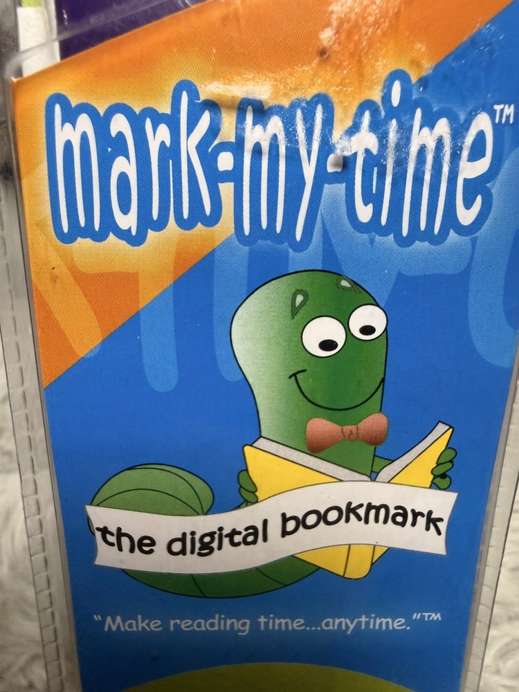 2004 Mark-My-Time purple Digital timer Bookmark Reading Countdown NEW