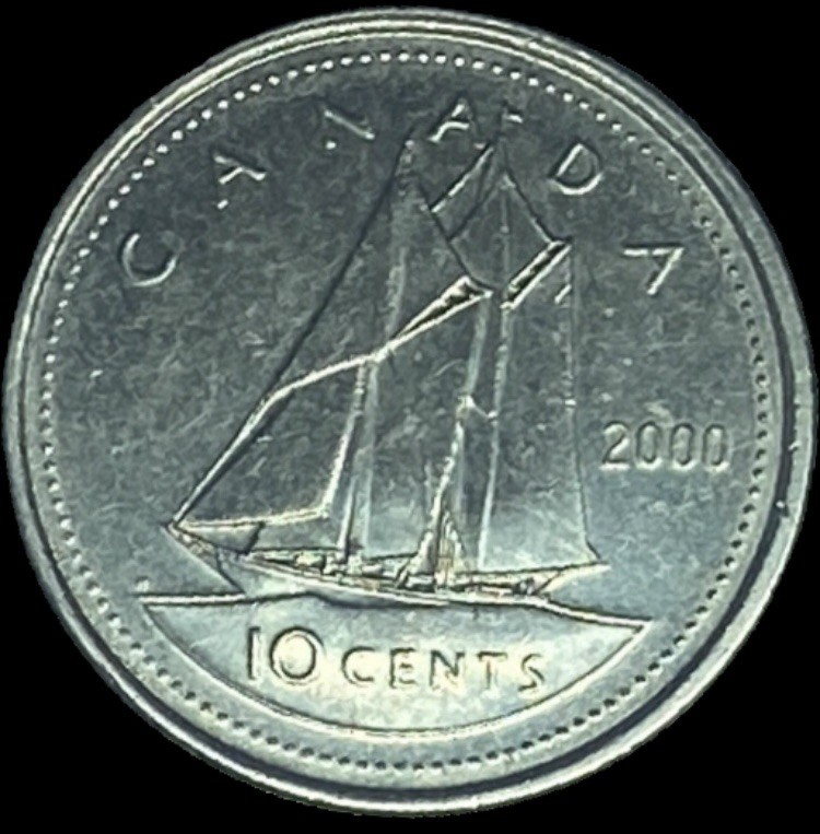 2000 10C Canada 10 Cents 4926