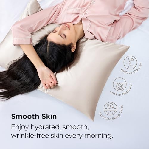 2 Pack Satin Pillowcase with Zipper