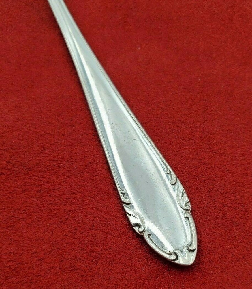 German 800 Silver 2 Tine Meat Serving Fork #12002