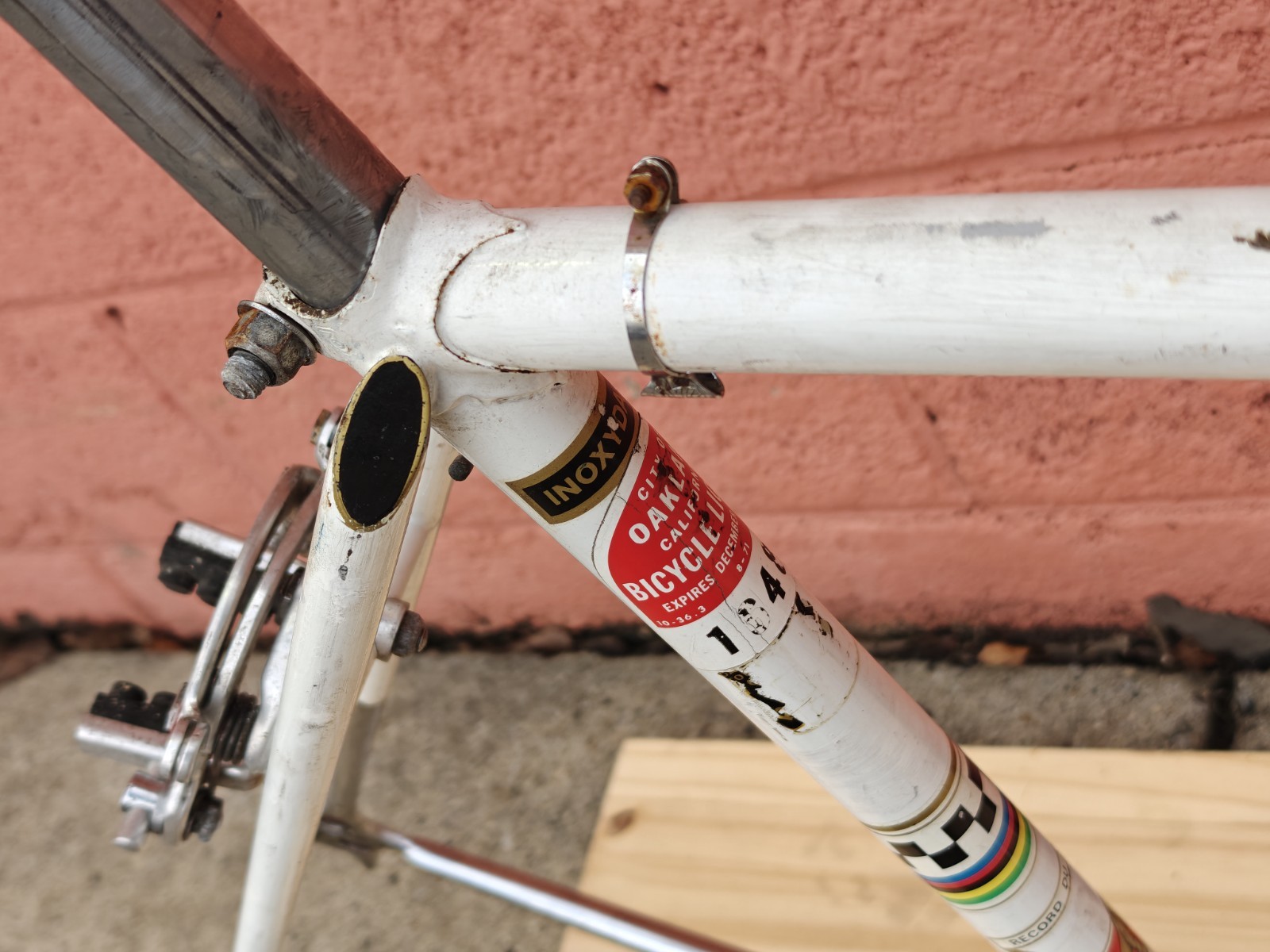 Peugeot PX-10 Vintage Bicycle Frame / Partial Bicycle 54/55cm