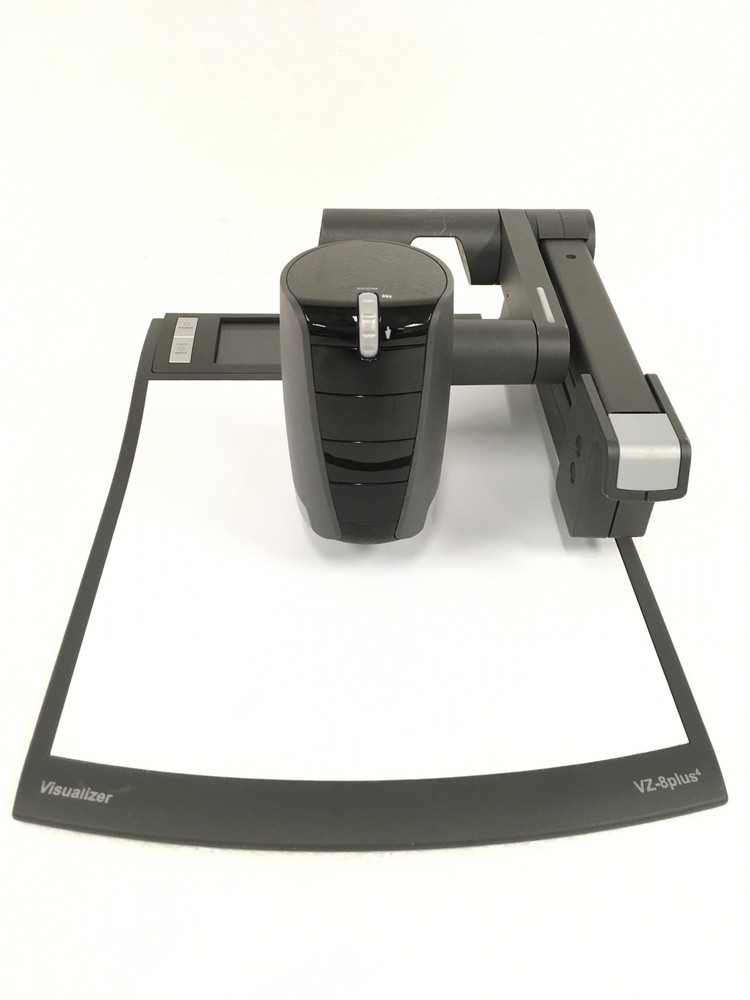 WolfVision VZ-8plus4 1080p Document Camera Visualizer, No Ac Adapter, WORKING
