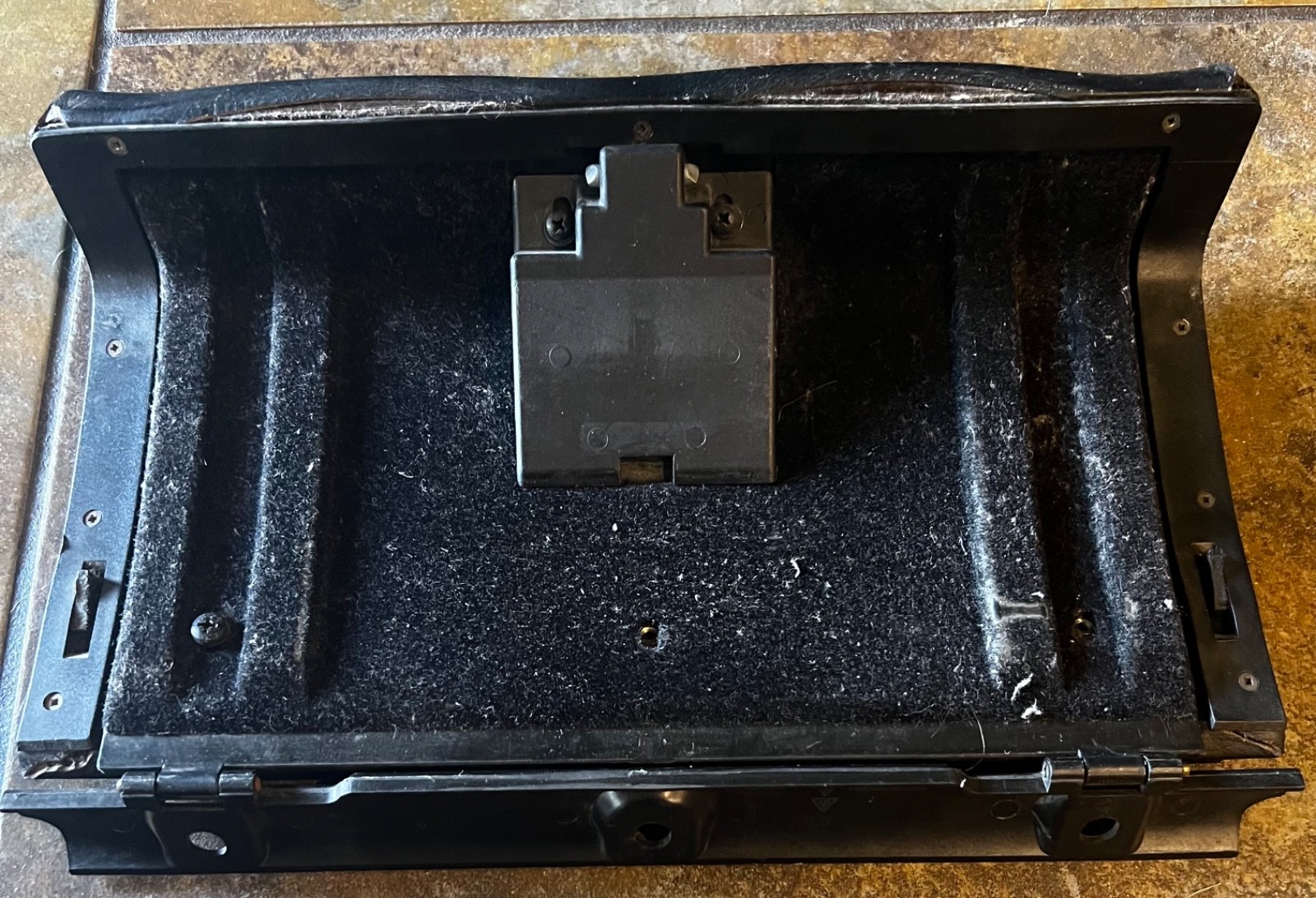 1979-1986 Porsche 928 Glove Box with Black Leather Door