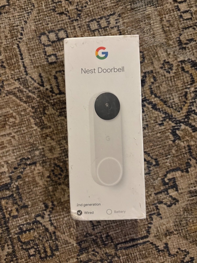 Google Nest Doorbell, Wired - Snow