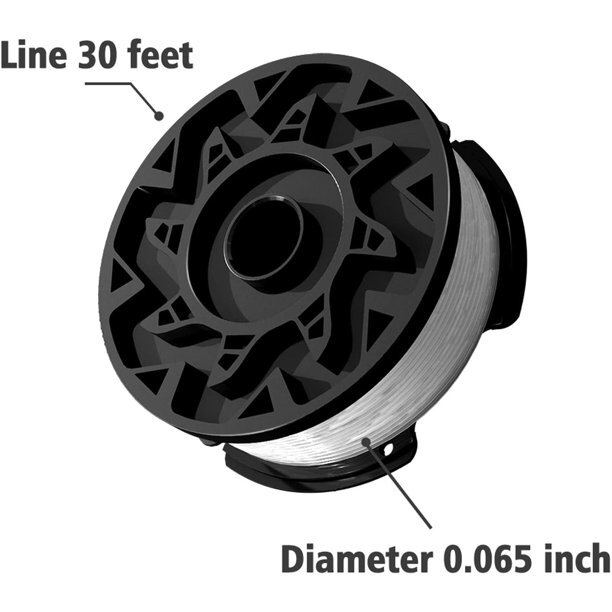 Black Decker AF-100 String Trimmer Parts Line Spool Weed Eater Edger 6PK