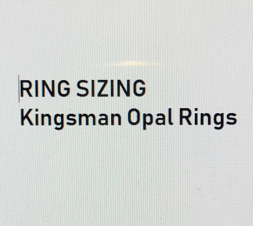 Ring Sizing  ~Please read~ Service. Not goods thinner bands.