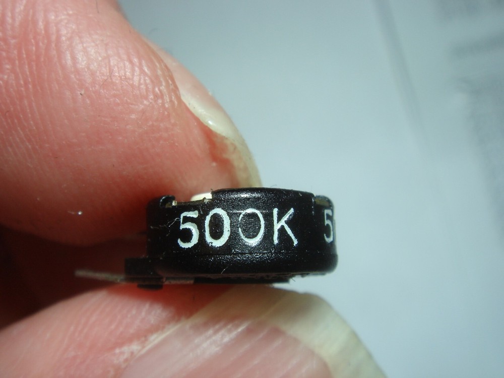 500K TRIMMER Piher PT10S stehend #17PY