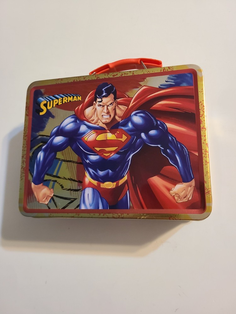 DC Comics Superman 2006 Embossed Tin Box 6"H