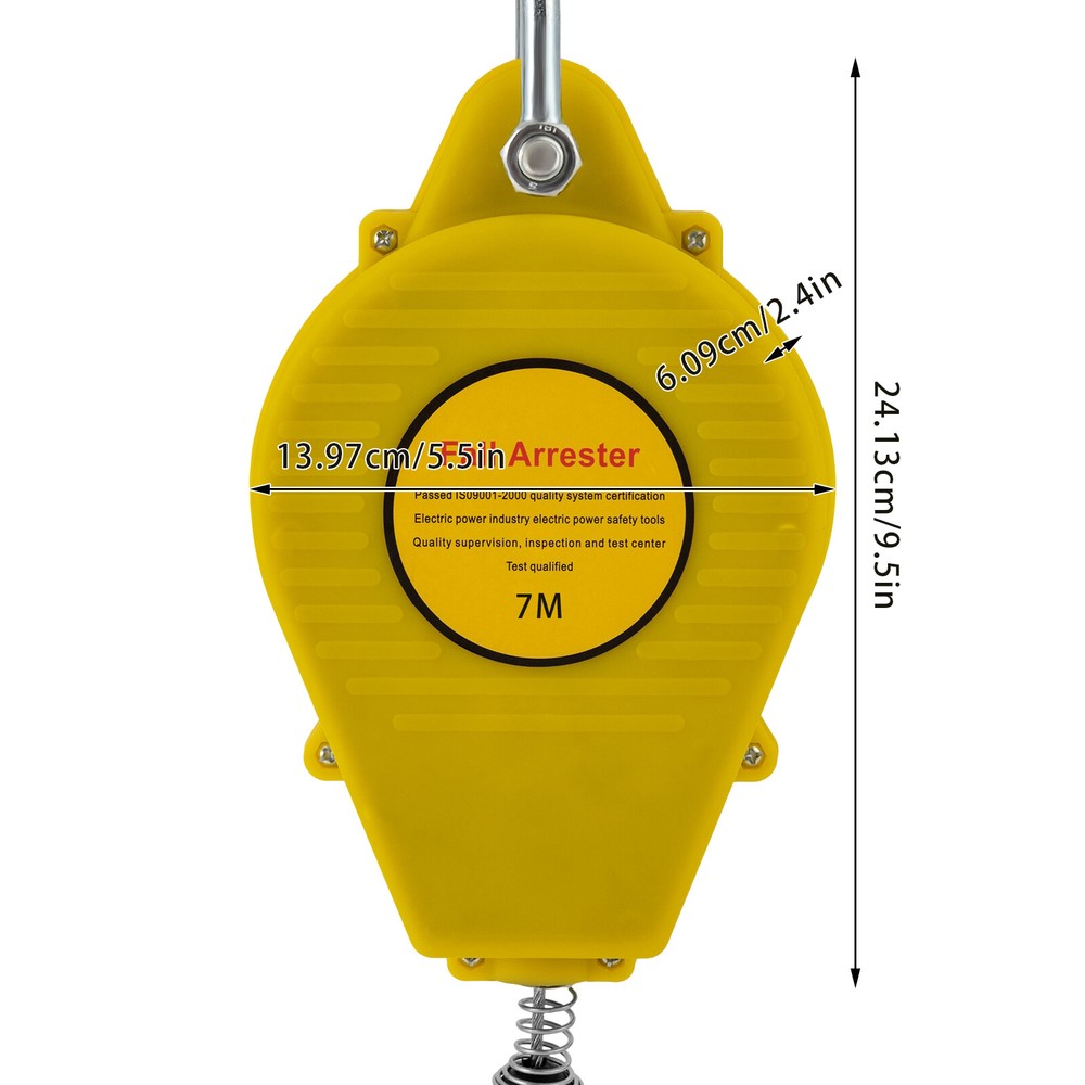 Self Retracting Lifeline 23 ft Fall Arrester Fall Protection Fall Arrestor Tool