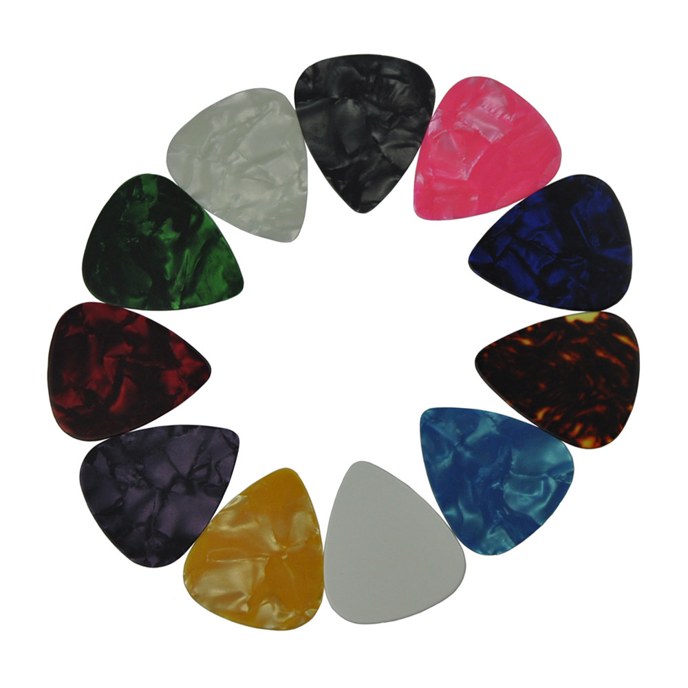 30pcs Thin 0.46mm Blank Guitar Picks Plectrums Celluloid For Acoustic Guitar
