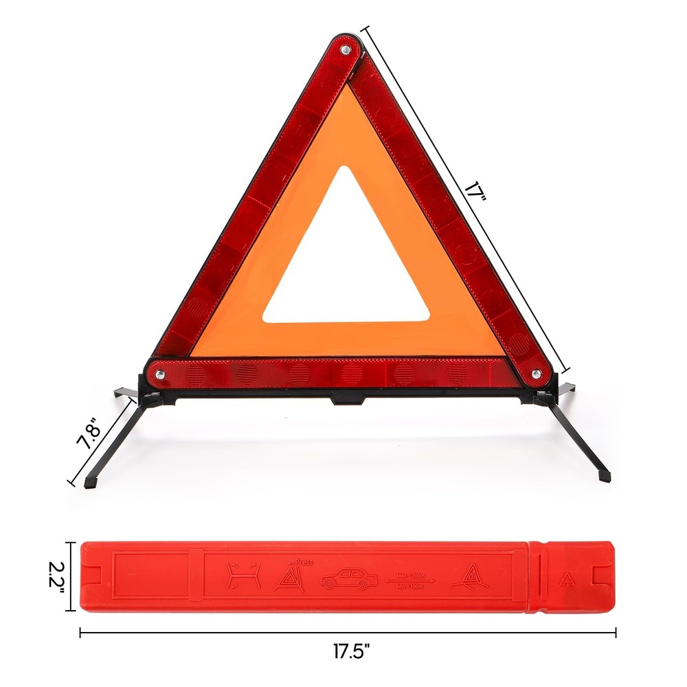 Fasmov 3 Pack Triangle Warning Frame Emergency Triangle...
