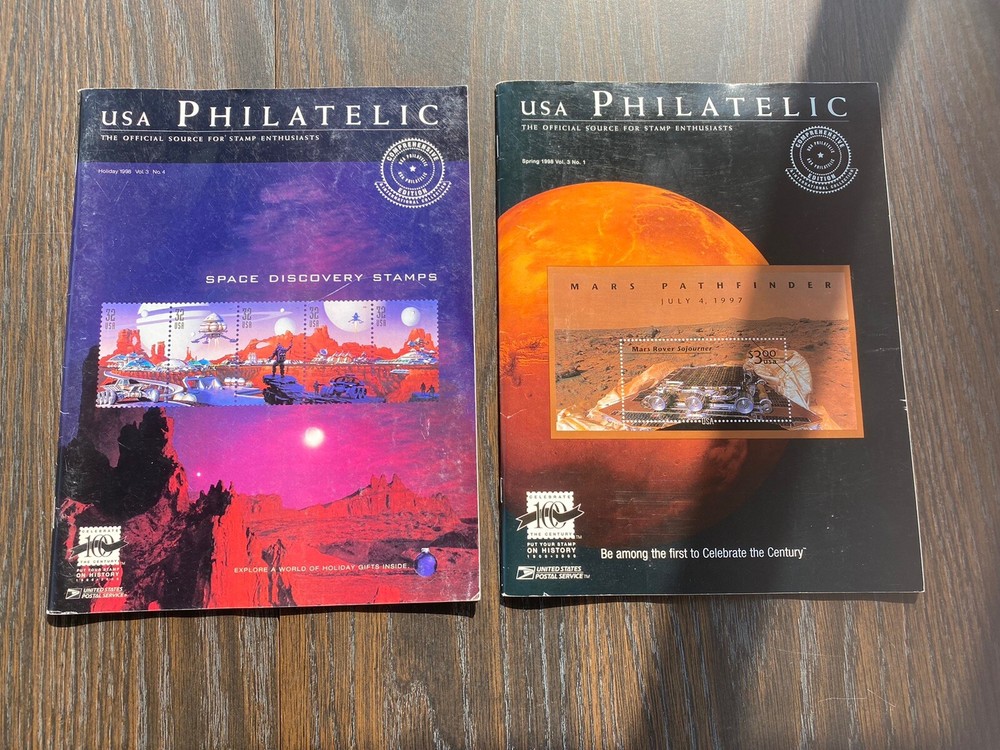 USA Philatelic Magazine Two Issues From 1998