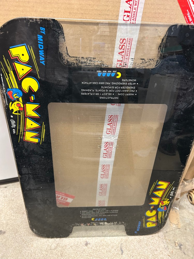 Vintage MS PAC-MAN ARCADE MACHINE COCKTAIL TABLE -restored with extra games