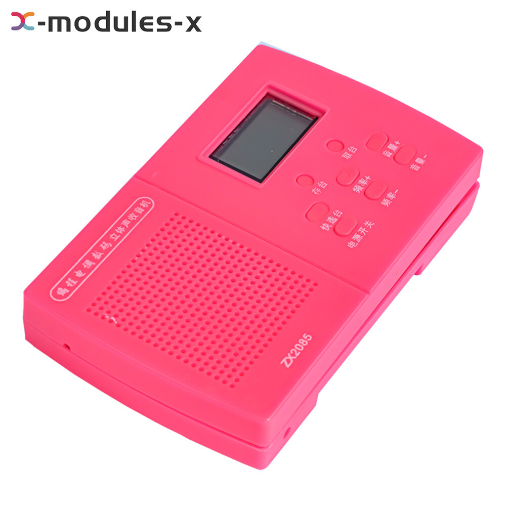 Programming Digital Stereo Radio DIY Kit For Electronic Skill Teaching Practice