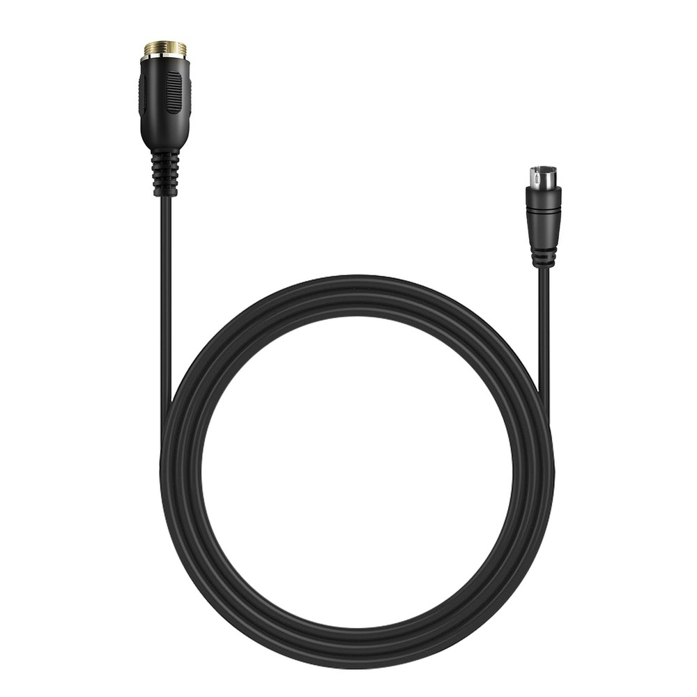 ZLiT Connection Din6 USB Cable Adaptation Fit for Thrustmaster TH8A Black