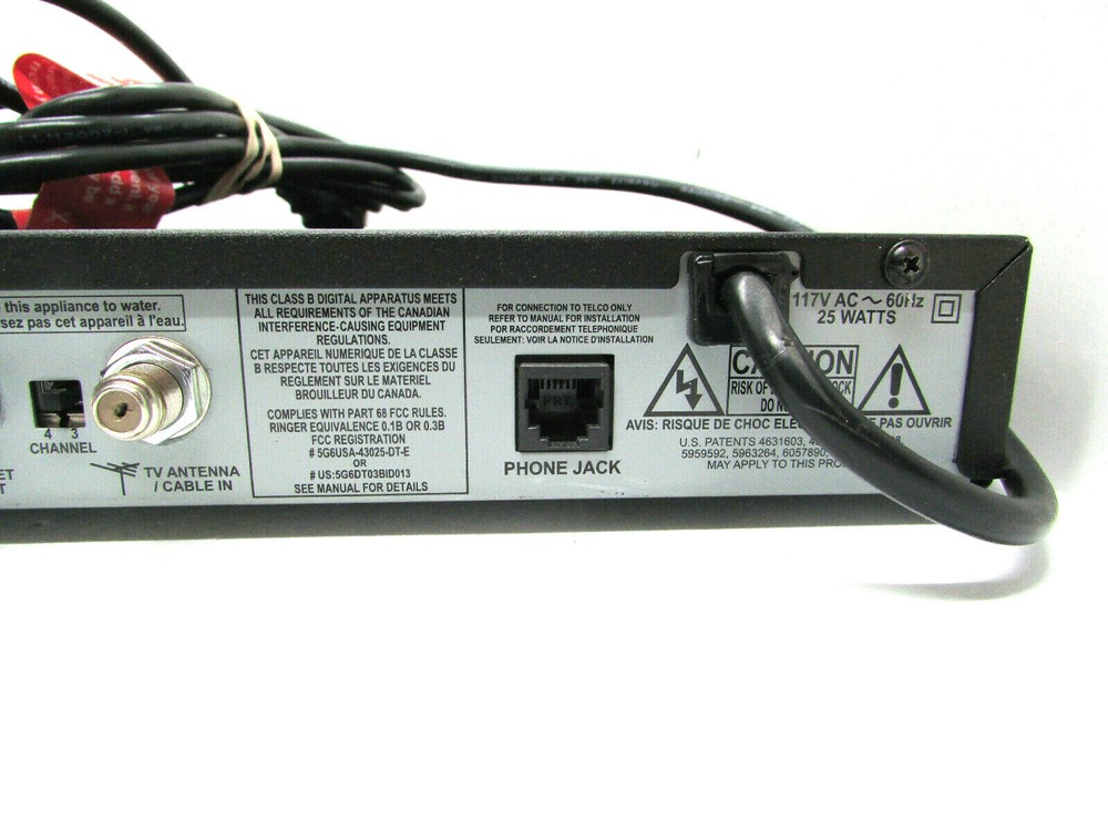 Dish Network Dish Pro Echostar DP301D MPEG2 Black Satellite Receiver No Remote