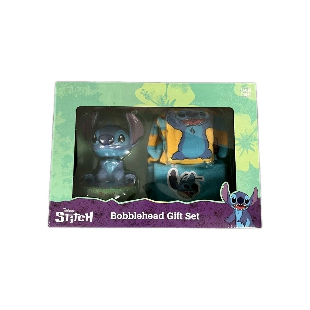 Disney STITCH Bobblehead Gift Set