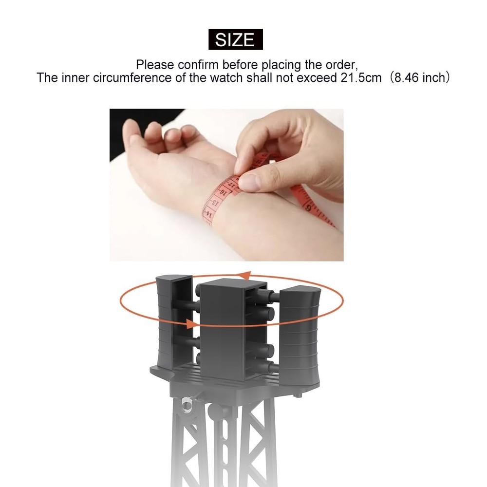 Single Watch Winder for Automatic Watches,Timer Shutdown,Adjustable Speed,Sel...