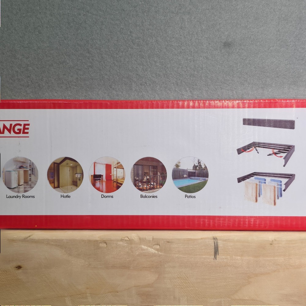 Wall Mounted Collapsible Drying Rack New In Box