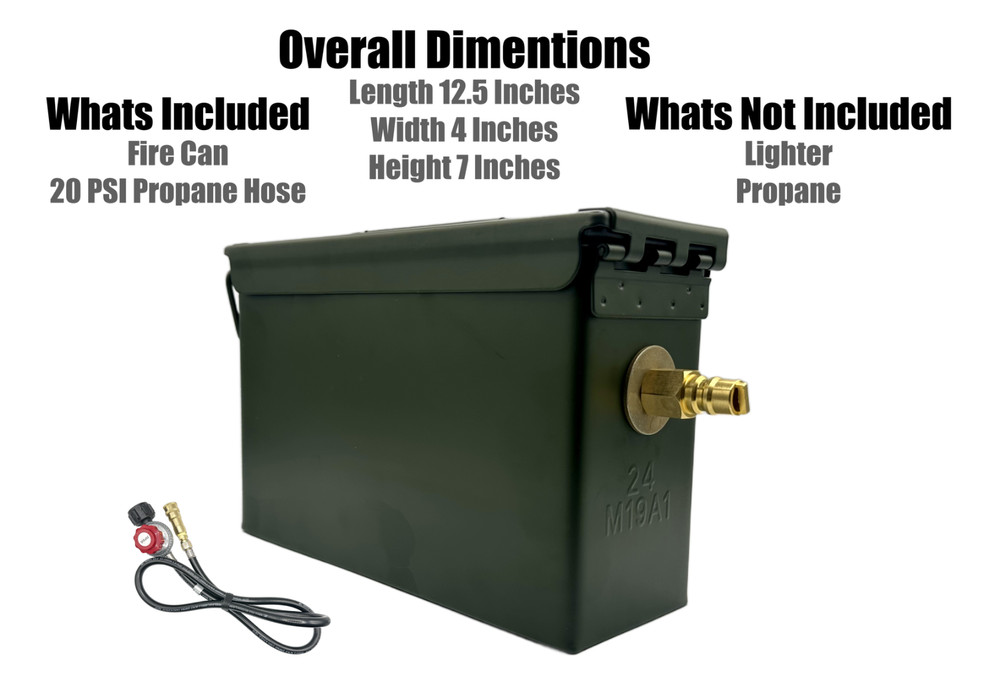 DS Customs Fire Can - Overland & Camping Portable Propane Fire Pit