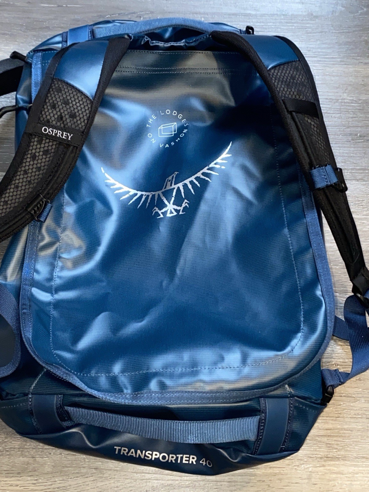 Osprey Transporter 40L Travel Duffel Bag Travel Carry On Blue