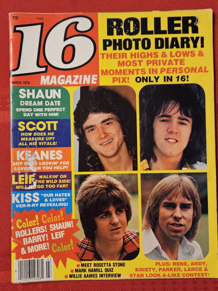 16 Magazine March 1978 KISS