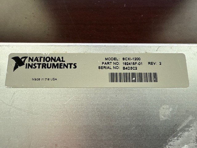 National Instruments SCXI-1200 Analog Input Module Data Acquisition 182415F-01